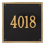15" Square Wall Address Plaque