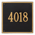 15" Square Wall Address Plaque