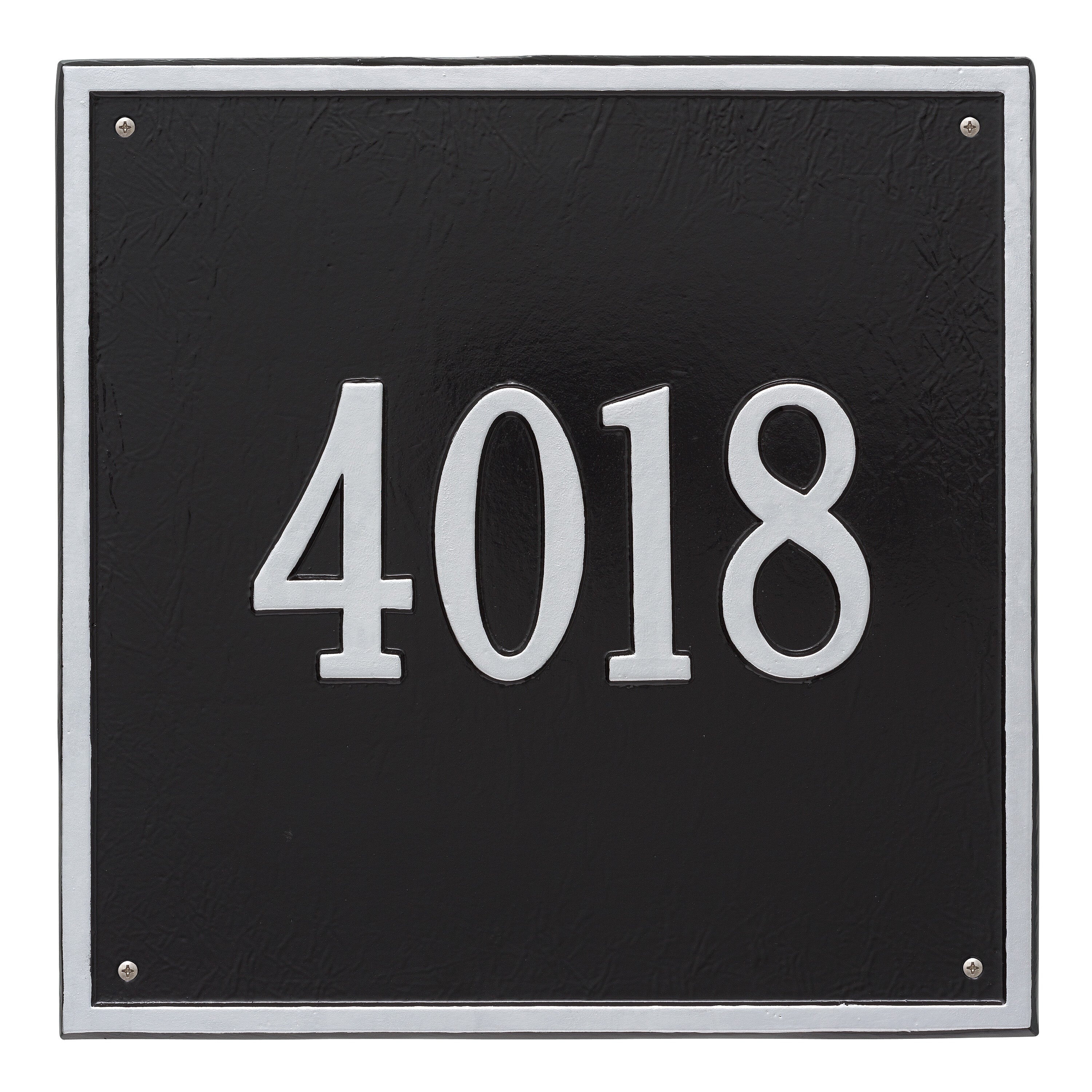 15" Square Wall Address Plaque