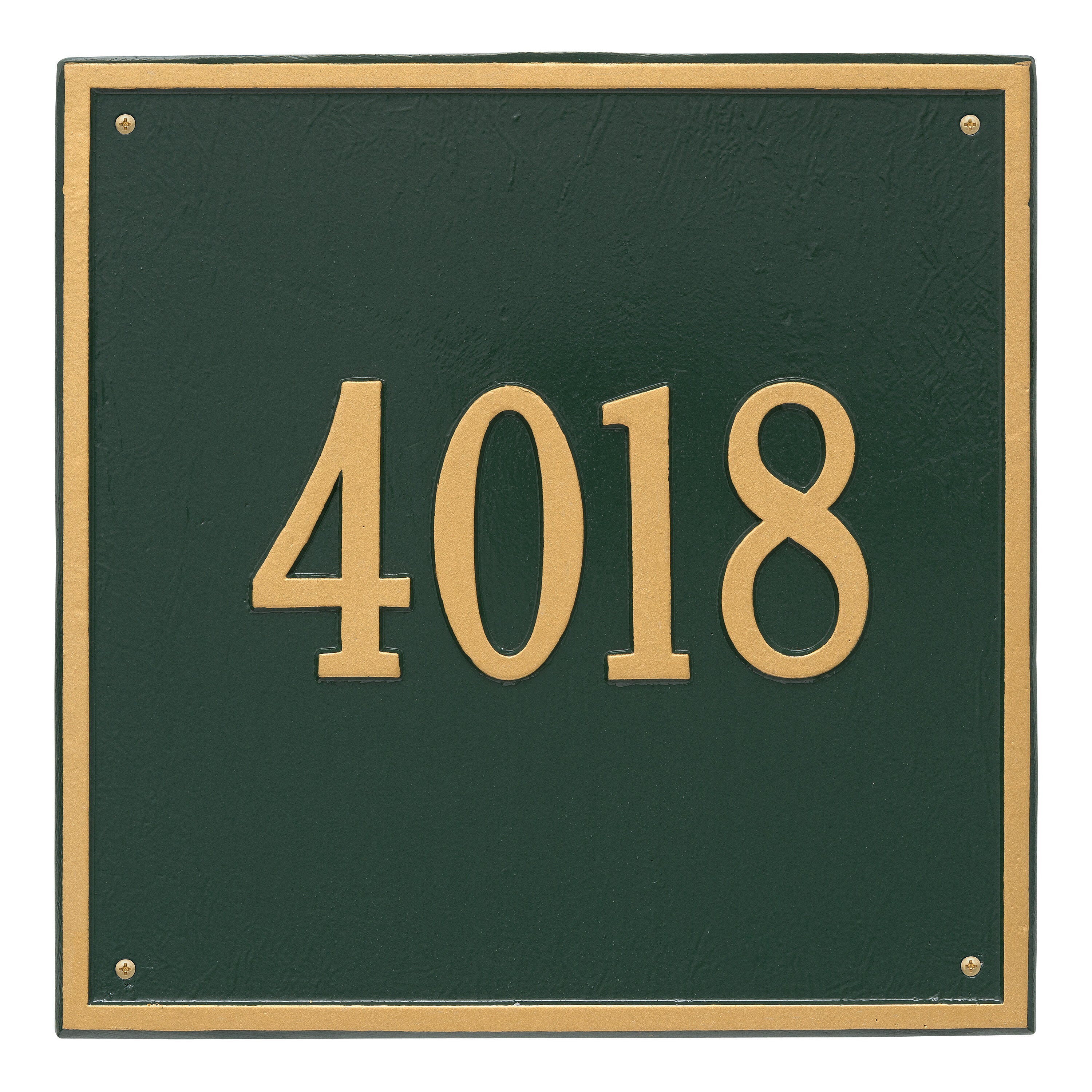 15" Square Wall Address Plaque