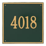 15" Square Wall Address Plaque