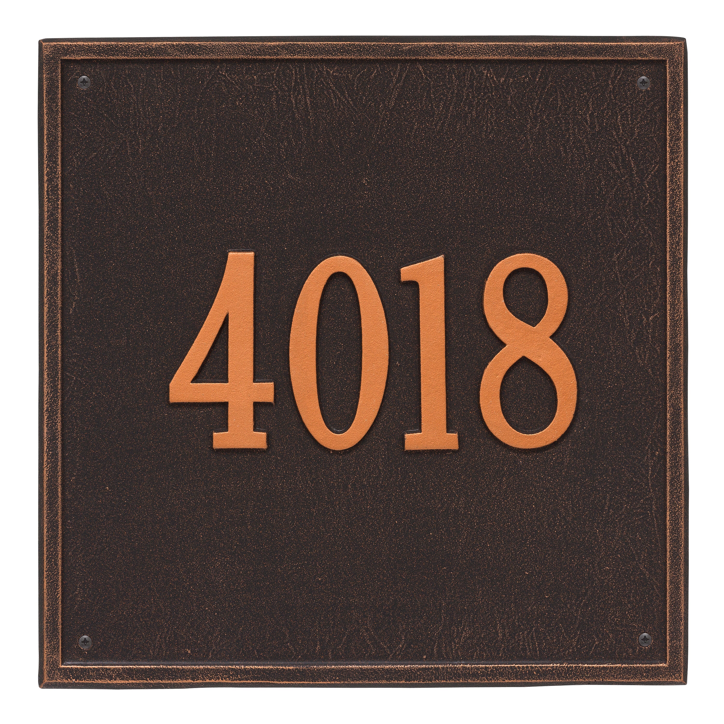 15" Square Wall Address Plaque