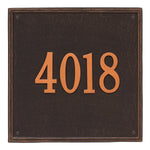 15" Square Wall Address Plaque