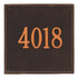 15" Square Wall Address Plaque