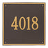 15" Square Wall Address Plaque