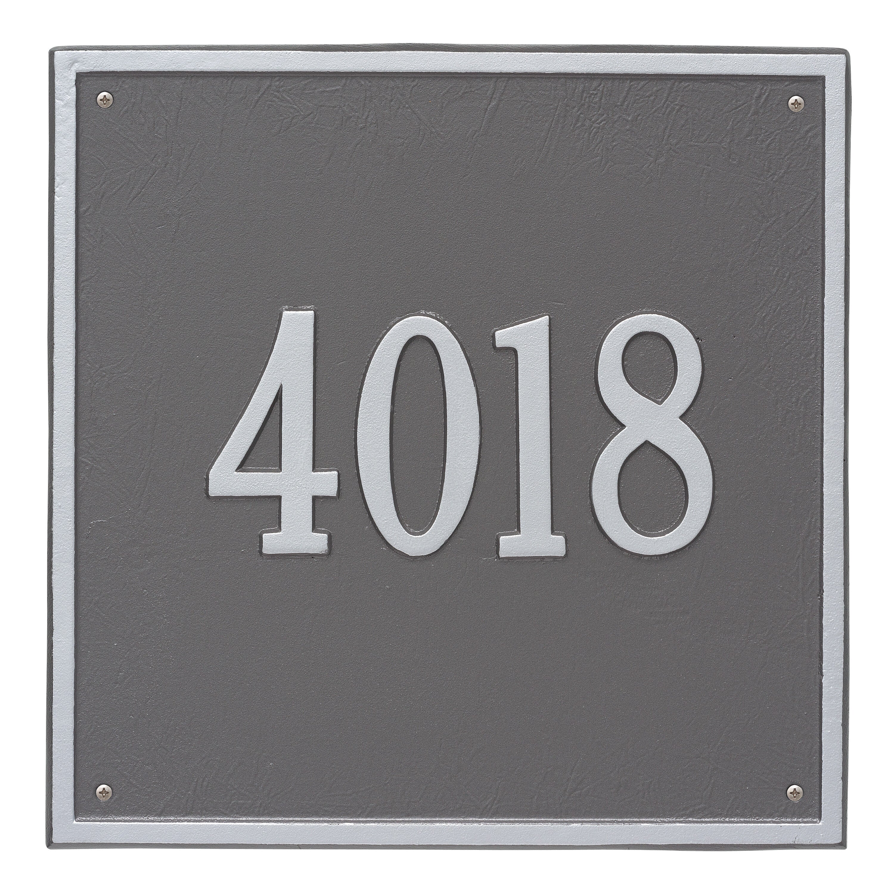 15" Square Wall Address Plaque