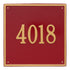 15" Square Wall Address Plaque
