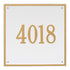 15" Square Wall Address Plaque