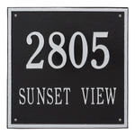 15" Square Wall Address Plaque