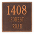 15" Square Wall Address Plaque