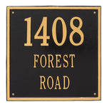 15" Square Wall Address Plaque