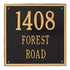 15" Square Wall Address Plaque