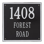 15" Square Wall Address Plaque