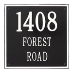 15" Square Wall Address Plaque