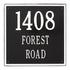 15" Square Wall Address Plaque