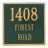 15" Square Wall Address Plaque
