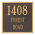 15" Square Wall Address Plaque