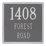 15" Square Wall Address Plaque