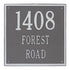 15" Square Wall Address Plaque