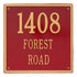 15" Square Wall Address Plaque