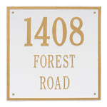 15" Square Wall Address Plaque