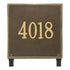 15" Square Lawn Address Plaque