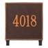 15" Square Lawn Address Plaque