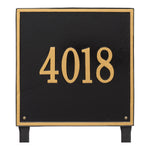 15" Square Lawn Address Plaque