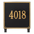 15" Square Lawn Address Plaque