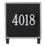 15" Square Lawn Address Plaque