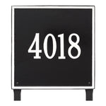 15" Square Lawn Address Plaque
