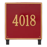 15" Square Lawn Address Plaque