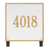 15" Square Lawn Address Plaque