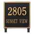 15" Square Lawn Address Plaque