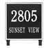 15" Square Lawn Address Plaque