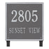 15" Square Lawn Address Plaque