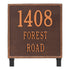 15" Square Lawn Address Plaque
