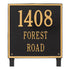 15" Square Lawn Address Plaque