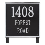 15" Square Lawn Address Plaque