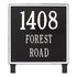 15" Square Lawn Address Plaque