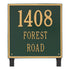 15" Square Lawn Address Plaque