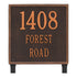 15" Square Lawn Address Plaque