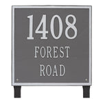 15" Square Lawn Address Plaque