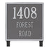 15" Square Lawn Address Plaque