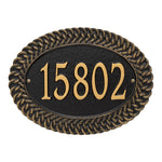 Chartwell Standard Wall Address Plaque