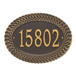 Chartwell Standard Wall Address Plaque