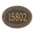Chartwell Standard Wall Address Plaque