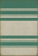 Pattern 50 - Organic Stripes Teal And White
