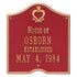 Pennsylvania Dutch Anniversary Wall Plaque