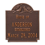 Cardinal Wedding Wall Plaque